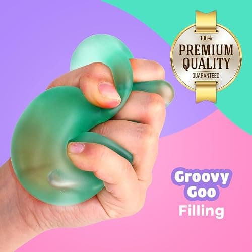 Fidget Toy Stress Cube 3 Pack - Squishy Fidget Toys for Relaxation, High Density Gel Filled, Fidgets for Classroom, Calming Toys for Kids Adults Children Teens thumbnail 3