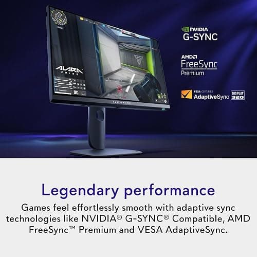 Alienware 24 Gaming Monitor AW2525HM, FHD IPS Panel, 320Hz, 0.5ms, G-SYNC | FreeSync Premium, 400 Nit Brightness, 1000:1 Contrast, 99% sRGB, Anti-Glare, USB Hub, Height Tilt Swivel, VESA 100x100 thumbnail 3