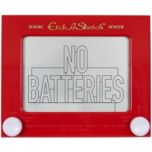 Etch A Sketch, Classic Red Drawing Toy with Magic Screen, for Ages 3 and Up - Image 1