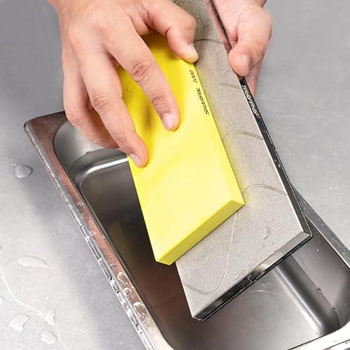 SHARPAL 145H 10 x 4 Inch Diamond Lapping Plate, Whetstone Flattener, Extra Coarse 220 Grit for Coarse Sharpening and Flattening Stones, Fix & Re-levelling any Whetstone and Sharpening Stones thumbnail 2