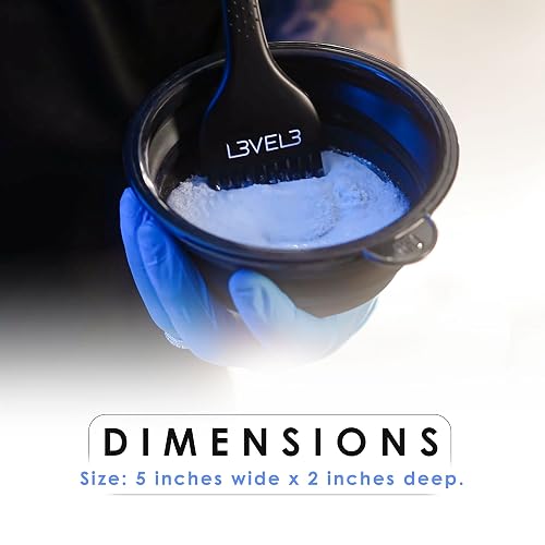 L3 Level 3 Collapsible Tint Bowl - Use for Mixing, Dying, and All Coloring Needs - Resistant to Bleach and Chemicals - Compact Size for Easy Use thumbnail 4