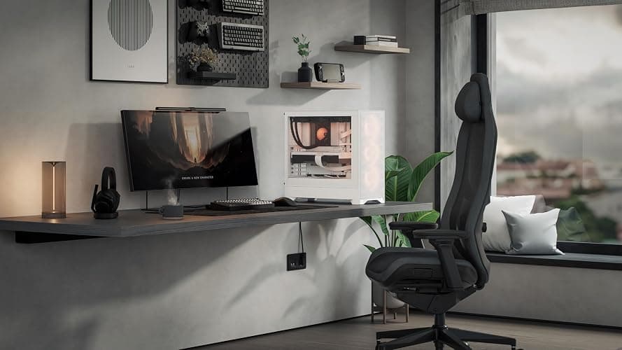 Fractal Design Pop 2 Air White RGB - Tempered Glass - Performance Airflow PC Gaming Case - Mesh Front Panel - Three 120 mm RGB Fans Included - Spacious Interior - ATX/mATX/ITX Motherboard Support thumbnail 5