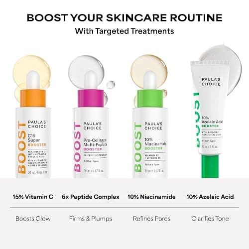 Paula's Choice BOOST 10% Azelaic Acid Booster Cream Gel Face Serum with Salicylic Acid, Minimizes Look of Redness & Fades Discoloration, Oil-Free Skin Brightening Serum for Face, Fragrance-Free thumbnail 8