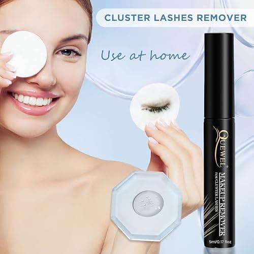 QUEWEL Lash Remover for Lash Clusters 5ML Lash Cluster Remover Gentle Lash Remover for Cluster Lashes, Cluster Lash Remover Lash Bond and Seal Eyelash Glue Remover Self-Use at Home thumbnail 2