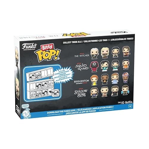 Funko Pop! Bitty: Netflix - Geralt, Jaskier, Ciri, and Yennefer - 0.9 Inch (2.2 Cm) - The Witcher Collectable - Stackable Display Shelf Included - Gift Idea - Party Bags Stocking thumbnail 4