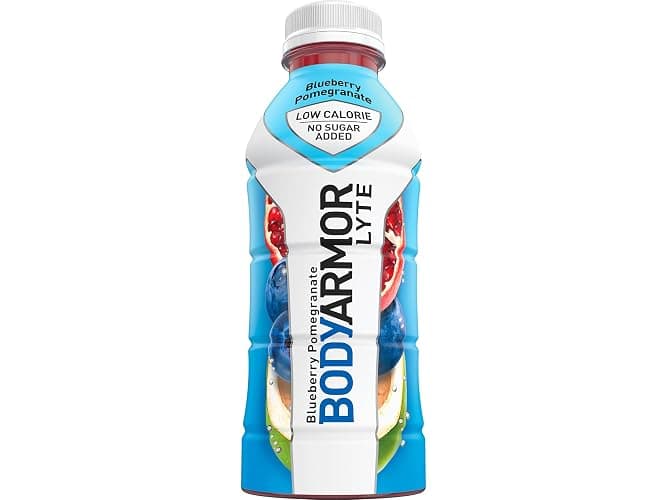 BODYARMOR LYTE Sports Drink Low-Calorie Sports Beverage, Blueberry Pomegranate, Coconut Water Hydration, Natural Flavors With Vitamins, Potassium-Packed Electrolytes, Perfect For Athletes, 16 Fl Oz (Pack of 12) thumbnail 4