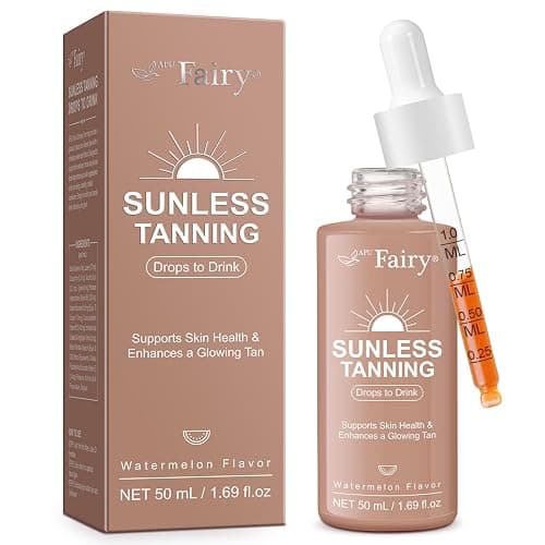 Tanning Drops to Drink for Face & Body - Natural Sunless Tanning Drops with Enhancing Your Natural Skin Tone, for All Skin Types - Image 1