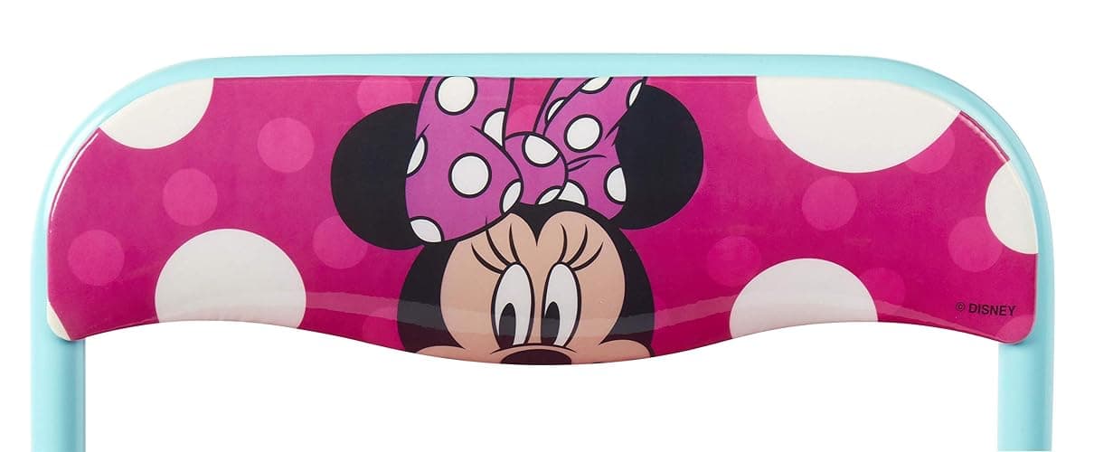 Jakks Pacific Minnie Jr Activity Table Set with One Chairs ,Teal and Red thumbnail 9