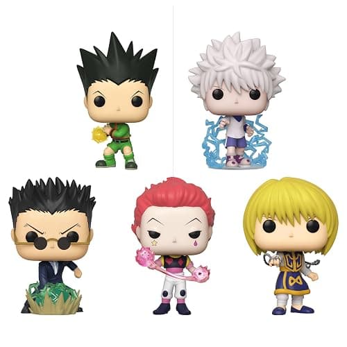 Funko Pop! Animation: Hunter x Hunter 5-Pack – Gon Freecs Jajank, Killua Zoldyck, Kurapika, Leorio, and Hisoka Vinyl Figures thumbnail 3