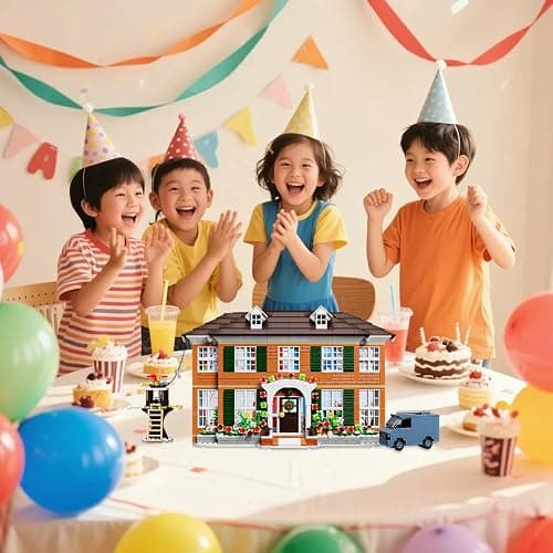 PDQAZIR Alone Home Building Set, Holiday Family Trap House Building Blocks Set, 1138PCS Christmas Architecture Kit with Furniture & Treehouse, Festive Alone Home Gifts, STEM Gift for Kids and Adults thumbnail 2