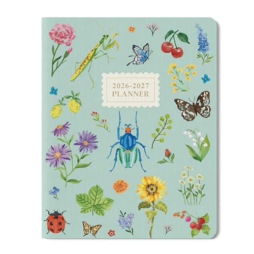 Jotsome Monthly Planner 2026-2027, 18 Months Academic Planner, 7"x 8.75" | July 2026 to December 2027, Stitched Binding, Soft Cover, Academic Planner for Office and Home Plan, Flower - Image 1