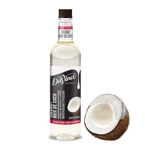 DaVinci Gourmet Classic Coconut Syrup, 25.4 Fluid Ounces (Pack of 1) - Image 1