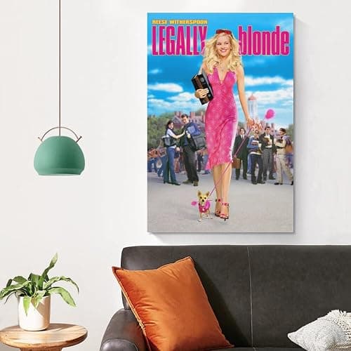 brrf Legally Blonde Movie Poster Poster Decorative Painting Canvas Wall Art Living Room Posters Bedroom Painting 24x36inch(60x90cm) thumbnail 4
