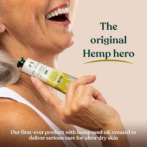 The Body Shop Hemp Hand Protector (1x 30ml), Intensive Hand Cream for Very Dry Hands, 96hr Heavy-Duty Moisture, Non-Greasy Vegan Hand Moisturiser with Hemp Seed Oil thumbnail 4