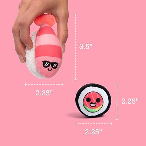 Emotional Support Sushi by Relatable - Cuddly Stuffed Animals and Toys, Squishy Toys and Plushies, Great Gift Ideas for Loved Ones of All Ages - Includes 5 Plushies with Carrying Basket thumbnail 7