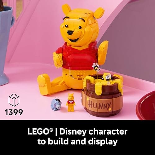 LEGO Disney Winnie The Pooh Building Set - Home, Office or Book Shelf Decor for Adult Fans, Ages 18+ - W/Eeyore Figure - Collectible Disney Gift - 43300 thumbnail 3