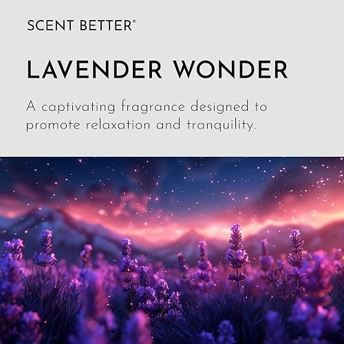 Scent Better Lavender Wonder Aroma Essential Oil Blend: an Aromatherapy Blend of Lavender, Soft Vanilla, and Freesia for Ultrasonic Diffusers & Nebulizers (2 Fl Oz, 60 mL) thumbnail 2