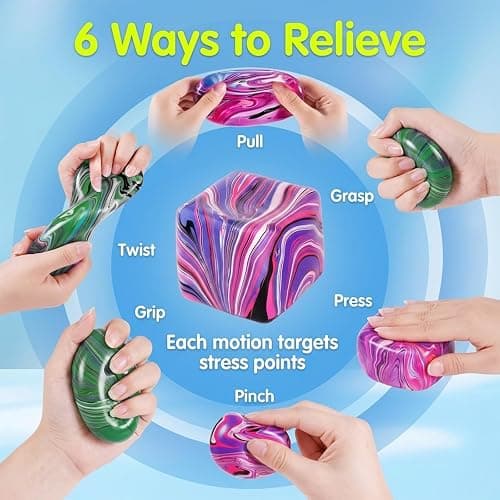 Sensory Toy with a Super Solid Squish Nice Square Shape Anxiety Sensory Squishy Fidget Toy Ice Cube Slow Rise thumbnail 4