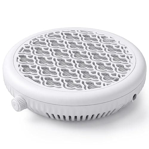 VERYTOP Nail Dust Collector, 4500RPM 360° Nail Vacuum with Adjustable Speeds, Portable & Quiet Manicure Dust Sucker for Acrylic Gel Nails, Ideal for Home DIY and Salon Professionals-9 inch - Image 1