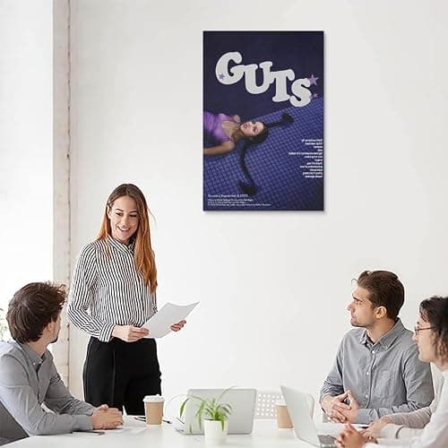 Olivia Poster Rodrigo Guts Album Cover Canvas Art Poster And Wall Art Hanging Decor for Modern Family Corridor Posters 12x18inch(30x45cm) thumbnail 5