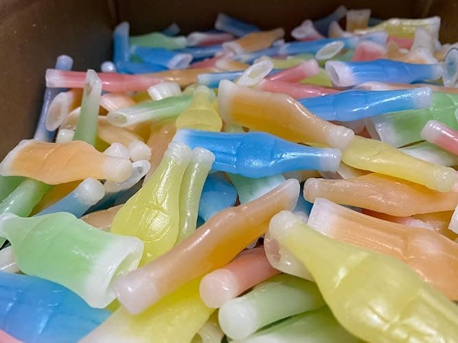 Nik-L-Nips Vintage Wax Bottle Candy Drinks – Old School Halloween Candy, 80s & 90s Nostalgic Treats, Party Favor Bag, Sweet and Sour Mix, Mini Drinks, 1 Pound Pack thumbnail 6
