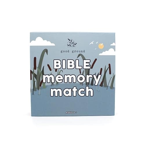 Good Ground Toddler Matching Memory Match Game | Fun & Fast Gifts for Boys & Girls Ages 3 to 7 - Christain Preschool Homeschool Biblical Bible Themed Card Game thumbnail 4