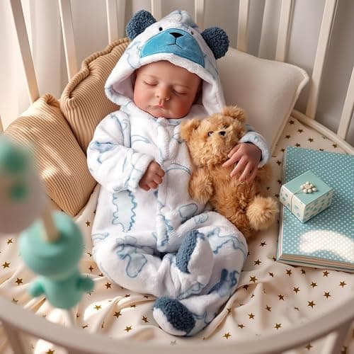 BABESIDE Reborn Baby Dolls Boy, 20 Inch Lifelike Newborn Real Life Poseable Realistic Doll for Boy Soft Vinyl and Cloth Body Baby Dolls with Clothes and Toy Gift for Kids Age 3+ thumbnail 5
