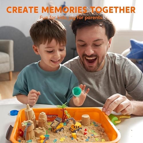 JOVA Klever Kits Construction Sensory Bin with Glow-in-Dark Stones, Ages 3+ thumbnail 2