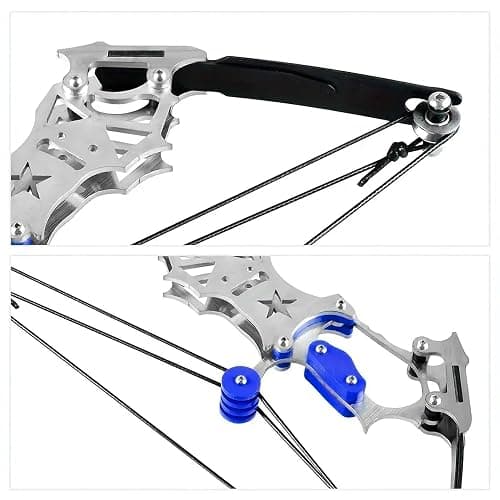 Archery Bow Set Left and Right Hand Compound Bow Hunting Bow Metal Material Catapult RH/LH for Practice Archery thumbnail 7