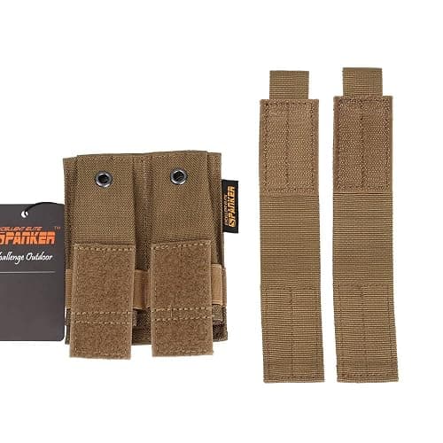 EXCELLENT ELITE SPANKER Molle Single/Double Pistol Mag Pouch Tactical Magazine Pouch Tool Organizer Holder thumbnail 7