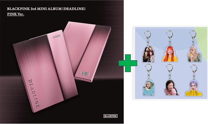 BLACKPINK 3RD MINI ALBUM [DEADLINE] + Bonus (Photo keyring) (PINK VER.) thumbnail 2