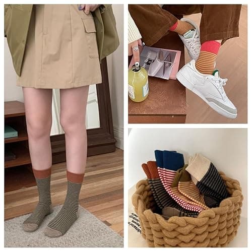 OTAODKA Athletics Socks for Women and Girls Cute Ankle Cotton Sock thumbnail 9