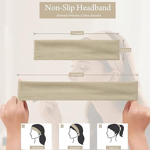 Real Perfection Gua Sha Facial Tools Face Roller for Wrinkles Jade Roller and Gua Sha Set, Scrubber Pore Brush Headband Skin Care Tools for Travel Skincare Routine Massaging Reducing Puffiness - Green thumbnail 8
