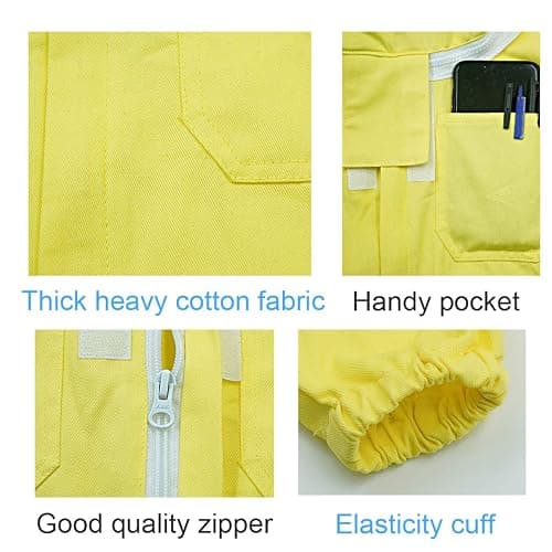 Luwint Kids Full Body Ventilated Beekeeping Suits - Cotton Bee Beekeeper Suit for Children (3.9ft Height) thumbnail 5