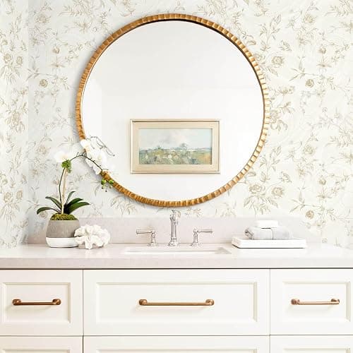 Ismoon Peel and Stick Wallpaper Floral Vintage Stick on Wall Paper Beige French Textured Contact Paper for Cabinet Removable Self Adhesive Wallpaper Vinyl Roll Shelf Deco, 17.3x78.7in thumbnail 4