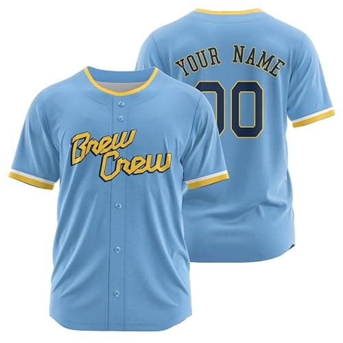 Custom Baseball Jersey - Personalized Name & Number | City Connect Shirts for Men, Women & Kids | Sports Team Uniforms - Image 1