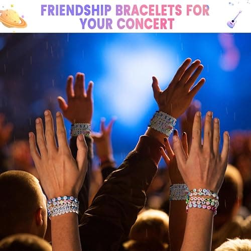 Goldwise Friendship Bracelet Kit 4 Boxes-13078 Pcs 72 Colors Bracelet Making Kits with Clay, Glass Seed and 3 Styles Letter Beads with Charms for DIY Craft Gift thumbnail 4