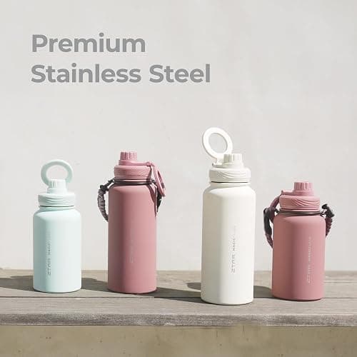ZTAR Insulated Stainless Steel Water Bottle – Compatible with Magsafe usable as Tripod, Leak-Proof, Keeps Drinks cool or warm, For Travel, Gym, and Office, Ideal Gift for Women, Men & Kids, 32 oz thumbnail 7