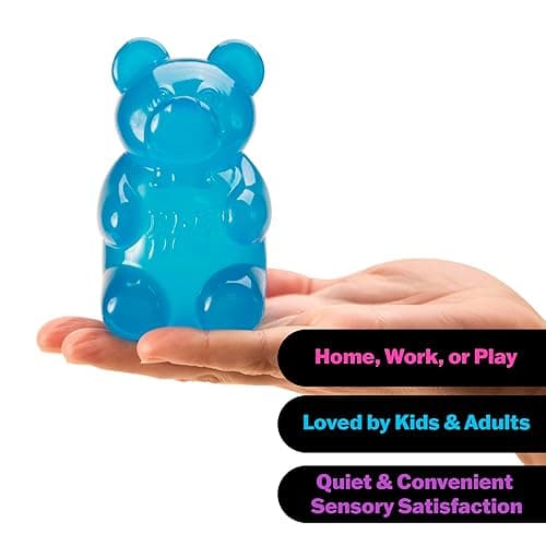 Schylling NeeDoh Gummy Bear - Sensory Fidget Toy with Jelly-Like Filling - 3.5" Tall - Colors May Vary (Pack of 1) thumbnail 4