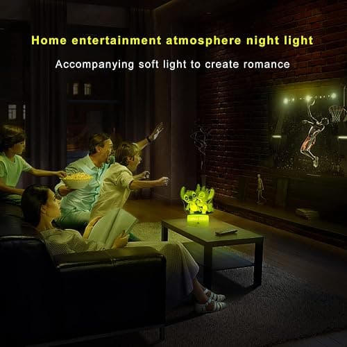 NINE SQUARE EGOU Gifts for Girls Cool Night Light with Timer Remote & Smart Touch 7 Colors Changing Dimmable Cool Room Decor Bedside Lamp for Bedroom Boys Girls thumbnail 6