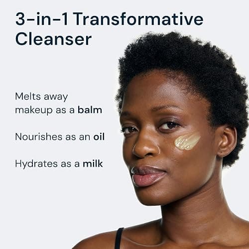 ELEMIS Pro-Collagen Cleansing Balm Makeup Remover, Hydrating Facial Cleanser, Oil Cleanser, Oil Makeup Remover, Deep Cleanse | 3-in-1 luxury facial cleanser and makeup remover. Oil cleanser for a deep cleanse. Ideal for sensitive, dry and delicate skin thumbnail 4