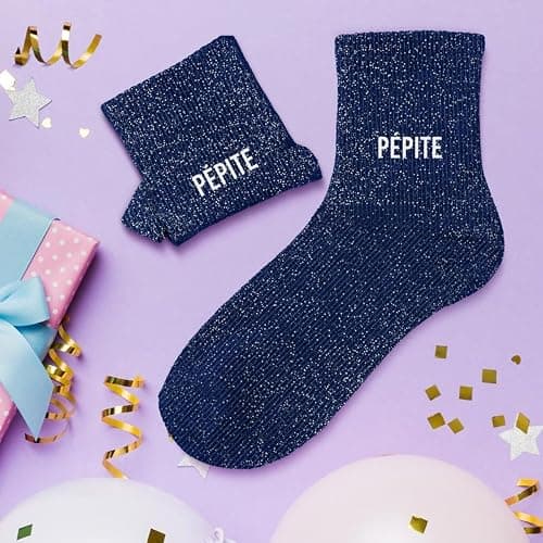 STC, Chaussettes paillettes courtes - Pépite (taille unique 36-42) thumbnail 2