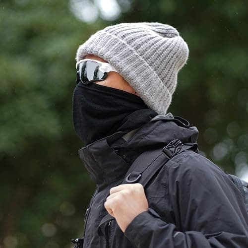ACUSHLA 100% Merino Wool Neck Gaiter for Men & Women Ski Face Mask Winter Scarf Neck Warmer All Weather, Midweight Maple Leaf thumbnail 5