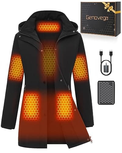 Graphene Women Heated Jacket 12V Fast Charge 18400mAh Large Capacity - Image 1