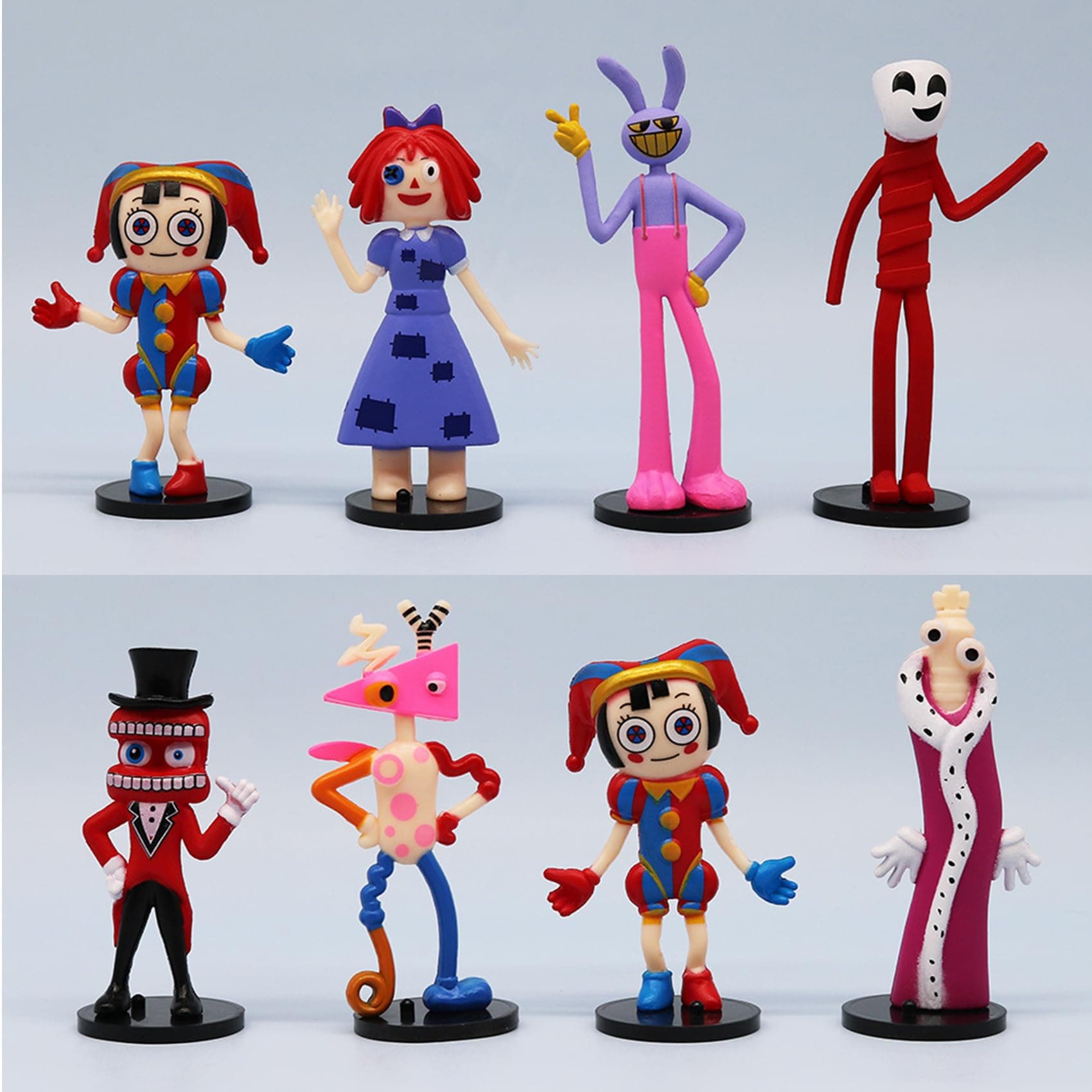 The Amazing Digital Circus Toy,8 PCS The Amazing Digital Circus Action Figure TADC Figure Set - Image 1