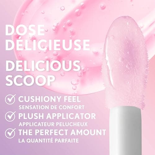 COVERGIRL - Clean Fresh Yummy Gloss, yummy formula, infused with Hyaluronic Acid and naturally-derived Antioxidants, for instant hydration, supple and healthy-looking lips, clean, vegan and gluten-free - Acai You Later - 300 - Acai You Later - 300 thumbnail 4