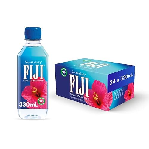 FIJI Natural Artesian Bottled Water 330mL / 11.15 Fl Ounce (Pack of 24) - 100% Natural Electrolytes - NEW - Image 1