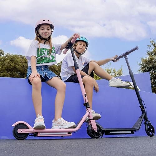 isinwheel S2 Electric Scooter for Kids Ages 6-12, 150W Motor, Adjustable Height, 2 Speeds Adjustable, Colorful Lights, Double Brake, Kids Electric Scooter with Magnetic Charging, Ideal Gifts for Kid thumbnail 7