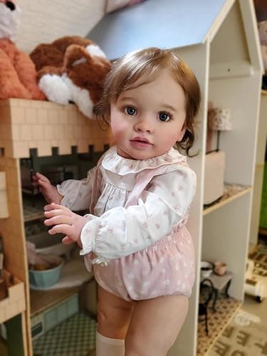 KAWAYII 26 Inch Reborn Toddler Baby Doll Princess Girl Realistic Newborn Doll Silicone Soft Vinyl Real Looking Reborn Baby Doll Toy Lifelike Set for Kids Age 3+… thumbnail 9