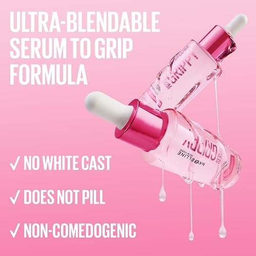 Maybelline New York Grippy Serum Makeup Primer, Glides On Like A Serum, Up To 24H Wear, Instantly Plumps & Hydrates Skin, +2% Niacinamide, Water-Based Formula, Suitable For All Skin Types (30ml) thumbnail 6